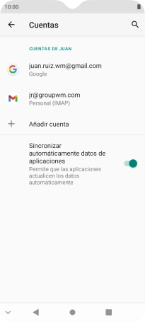 Pulsa la tecla de inicio para terminar y regresar a la pantalla de inicio.
