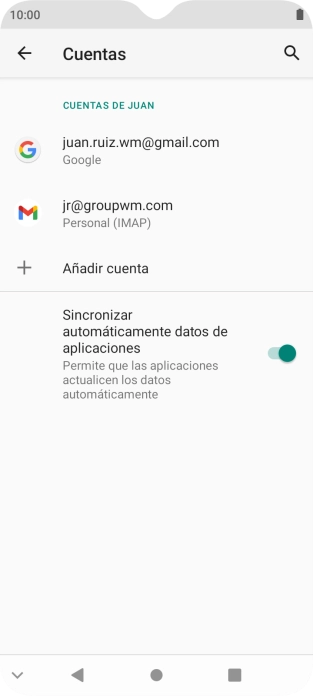 Pulsa la tecla de inicio para terminar y regresar a la pantalla de inicio.