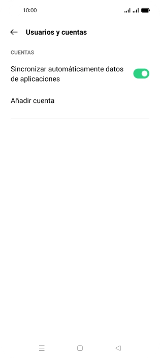 Pulsa Añadir cuenta.