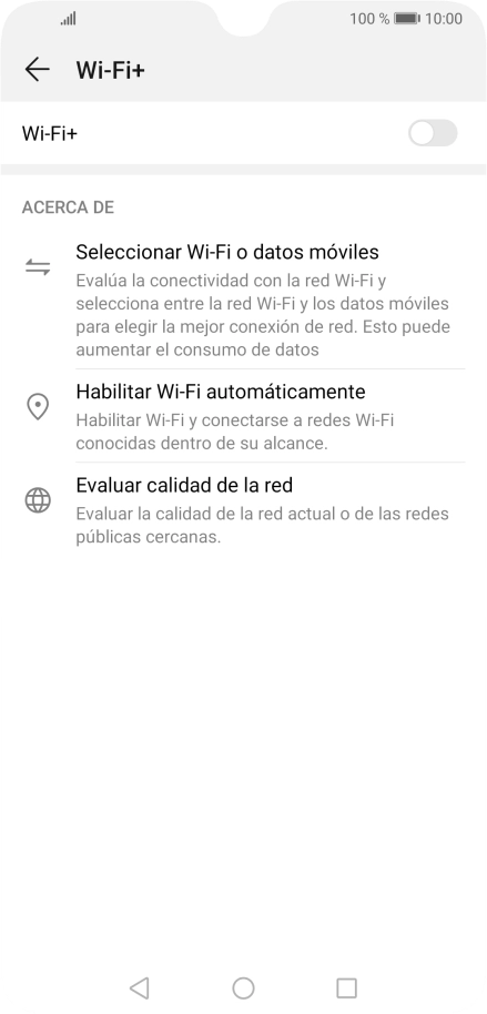 Pulsa el indicador junto a 