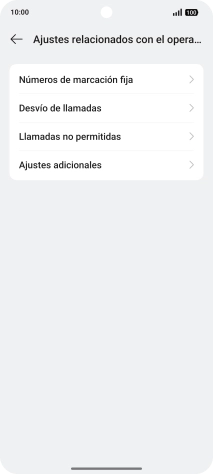 Pulsa Números de marcación fija.