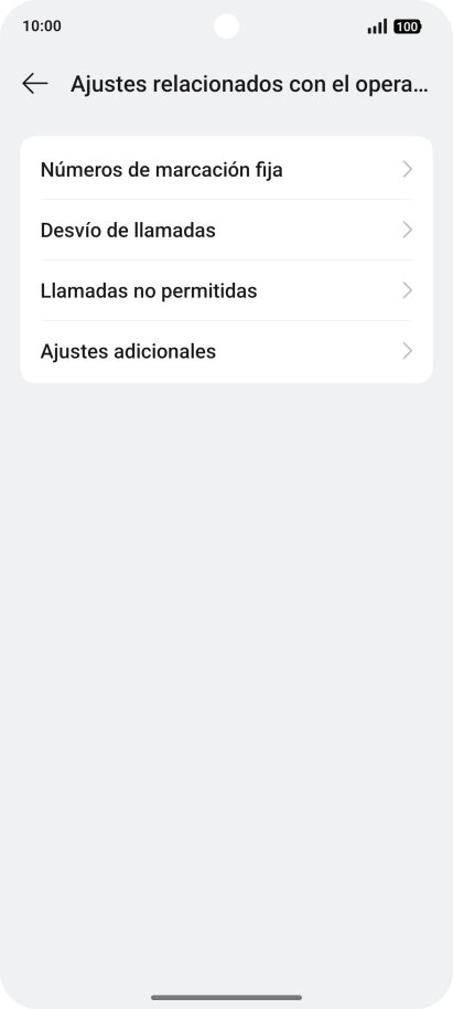 Pulsa Números de marcación fija.