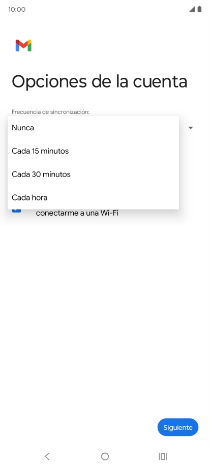 Pulsa el ajuste deseado.