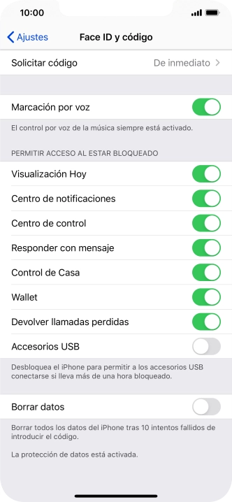 Pulsa el indicador junto a 