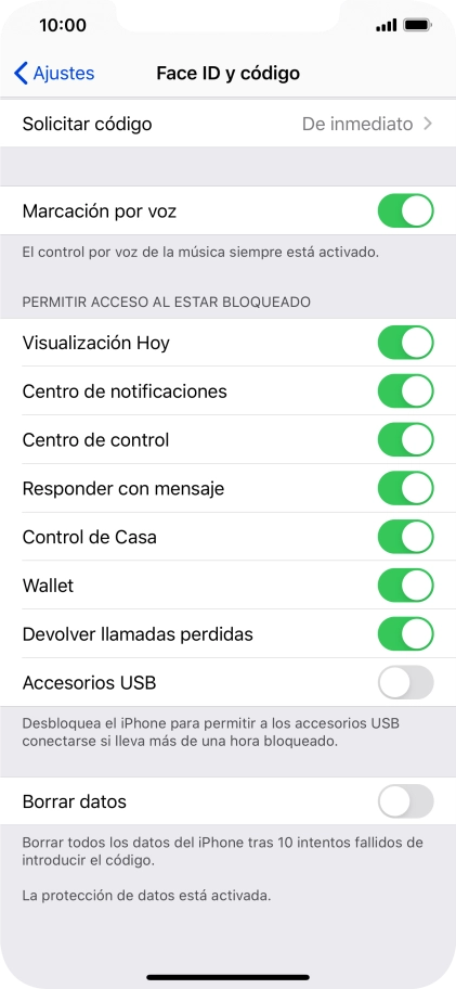 Pulsa el indicador junto a 