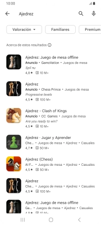 Pulsa la app deseada.