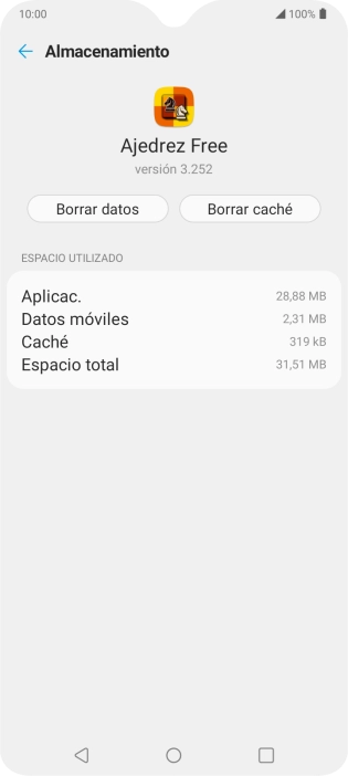 Pulsa Borrar caché. Pulsa Borrar caché.