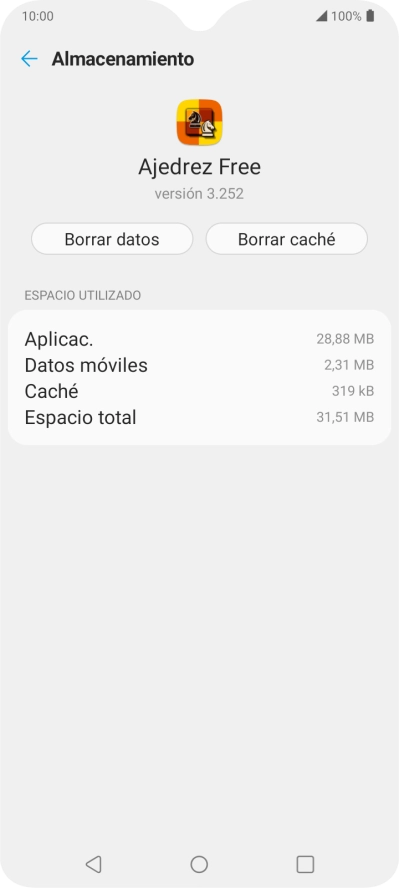 Pulsa Borrar caché. Pulsa Borrar caché.