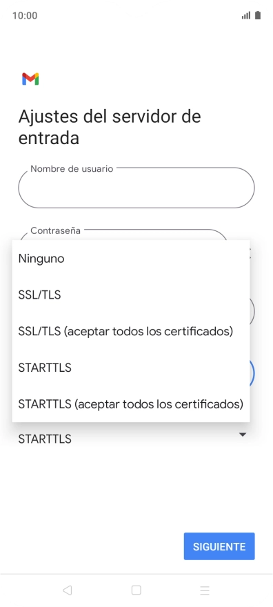 Pulsa SSL/TLS.