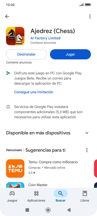 Pulsa la tecla de inicio para terminar y regresar a la pantalla de inicio.