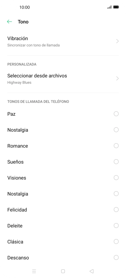 Pulsa la tecla de inicio para terminar y regresar a la pantalla de inicio.