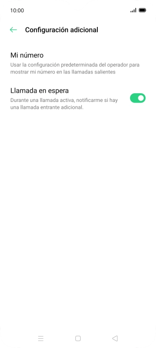 Pulsa el indicador junto a 