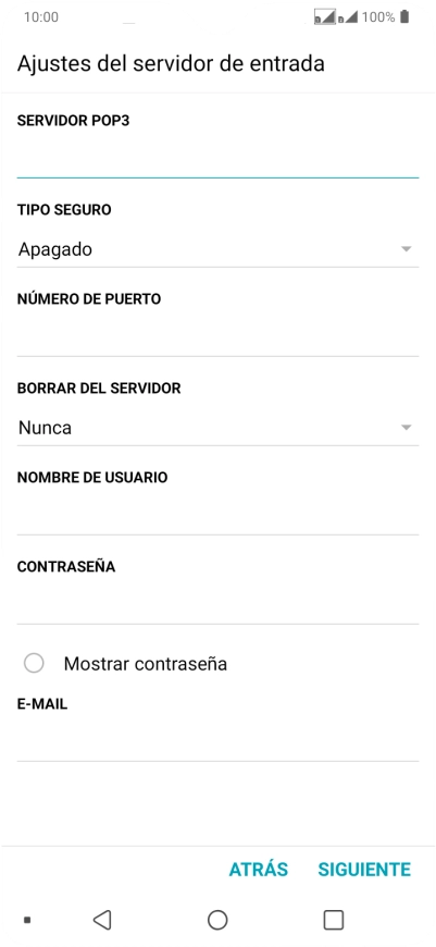 Pulsa la lista desplegable bajo 