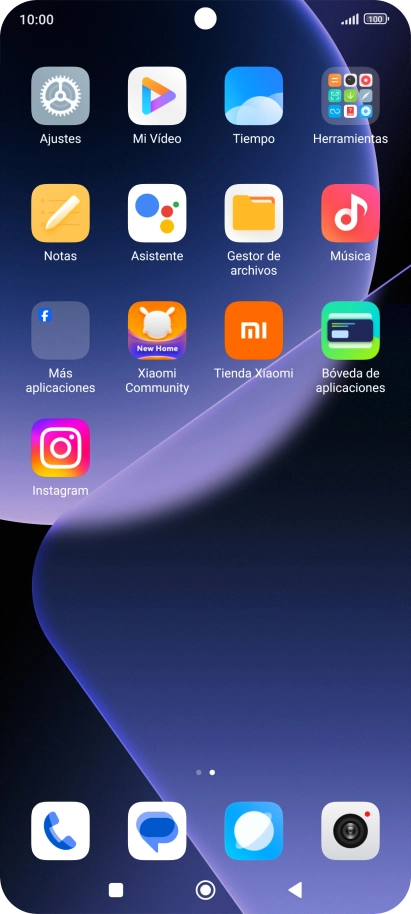 Pulsa Ajustes. Pulsa Ajustes.