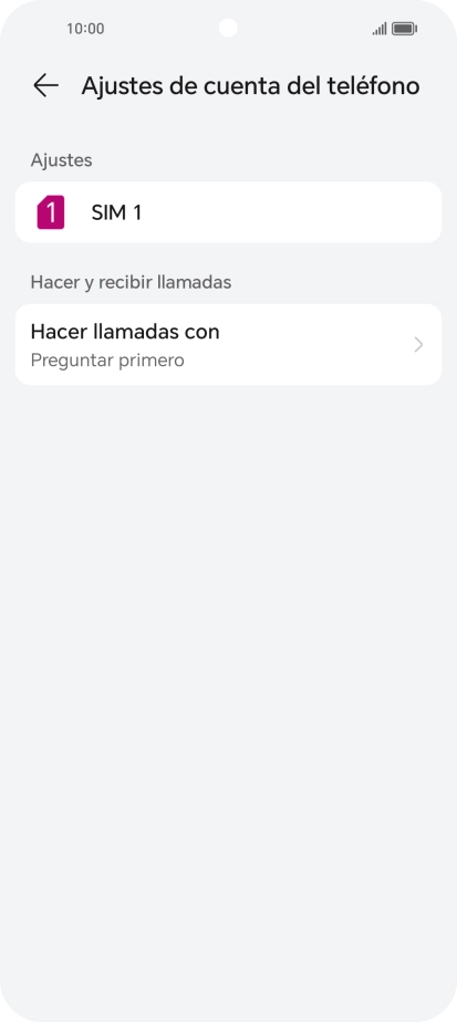 Pulsa el nombre de la tarjeta SIM.