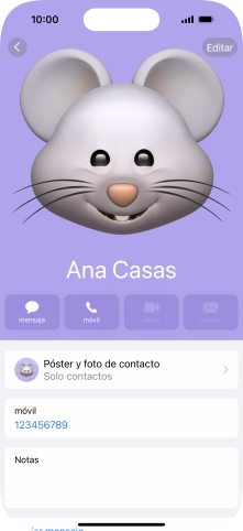 Desliza el dedo hacia arriba desde la parte inferior de la pantalla para terminar y volver a la pantalla de inicio.