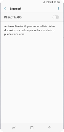 Pulsa el indicador para activar la función.