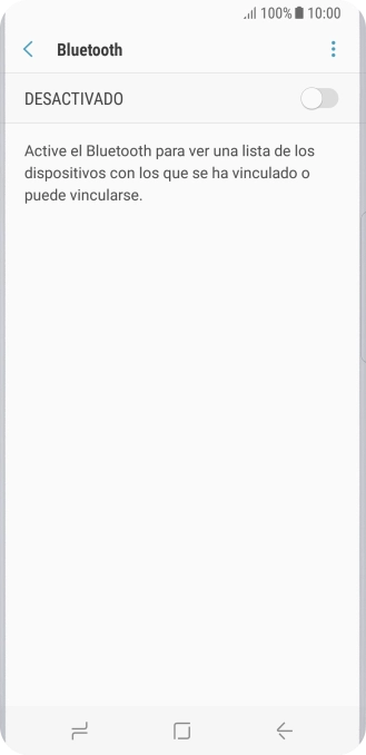 Pulsa el indicador para activar la función.