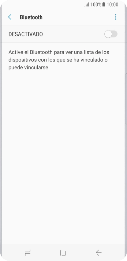 Pulsa el indicador para activar la función.