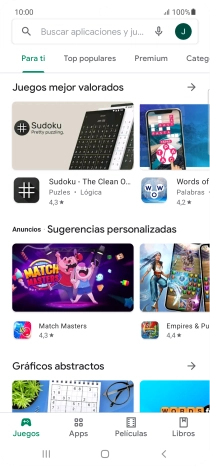 Pulsa el icono de perfil.