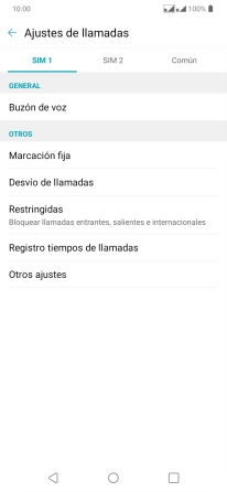Pulsa la tarjeta SIM deseada.