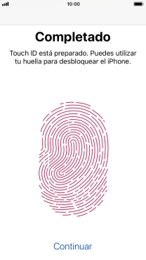 Pulsa Continuar. Si no has añadido anteriormente un código de seguridad, tendrás que introducir un código de libre elección dos veces consecutivas. Pulsa Continuar. Si no has añadido anteriormente un código de seguridad, tendrás que introducir un código de libre elección dos veces consecutivas.