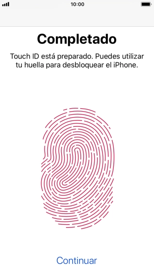 Pulsa Continuar. Si no has añadido anteriormente un código de seguridad, tendrás que introducir un código de libre elección dos veces consecutivas. Pulsa Continuar. Si no has añadido anteriormente un código de seguridad, tendrás que introducir un código de libre elección dos veces consecutivas.
