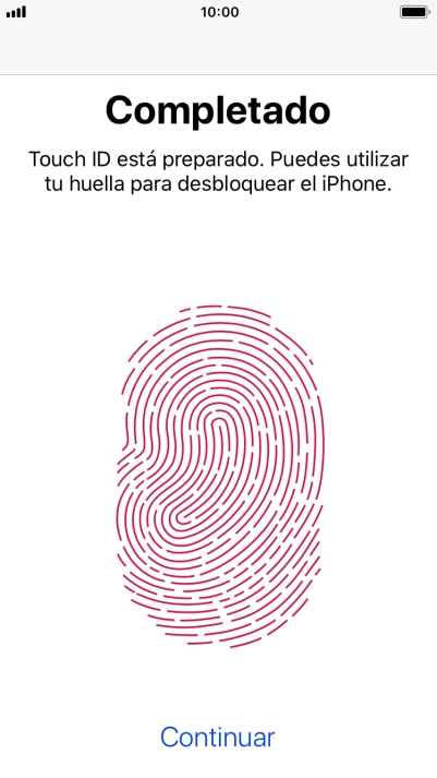 Pulsa Continuar. Si no has añadido anteriormente un código de seguridad, tendrás que introducir un código de libre elección dos veces consecutivas. Pulsa Continuar. Si no has añadido anteriormente un código de seguridad, tendrás que introducir un código de libre elección dos veces consecutivas.