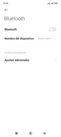 Pulsa el indicador junto a 