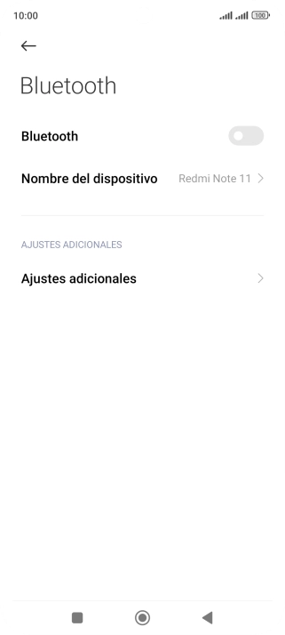 Pulsa el indicador junto a 