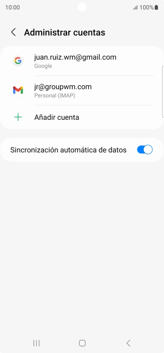 Pulsa la tecla de inicio para terminar y regresar a la pantalla de inicio.