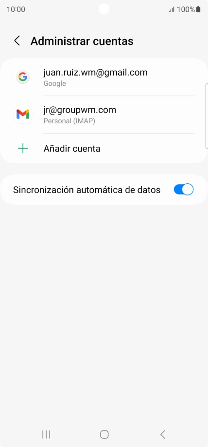 Pulsa la tecla de inicio para terminar y regresar a la pantalla de inicio.