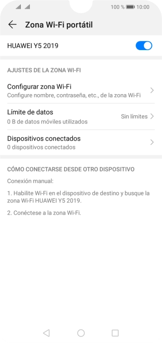 Pulsa la tecla de inicio para terminar y regresar a la pantalla de inicio.