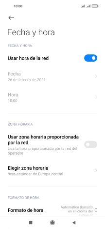 Pulsa el indicador junto a 