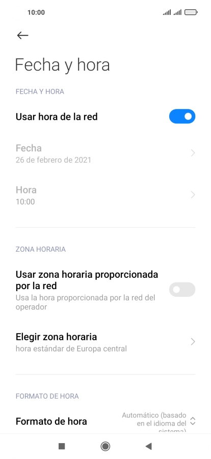 Pulsa el indicador junto a 