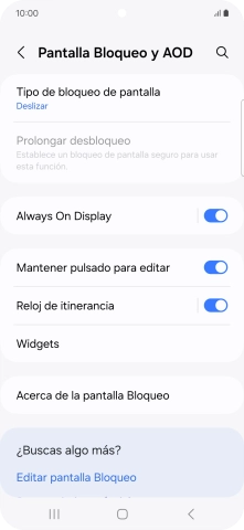 Pulsa Tipo de bloqueo de pantalla. Pulsa Tipo de bloqueo de pantalla.