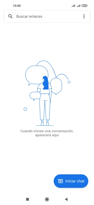 Pulsa Iniciar chat.