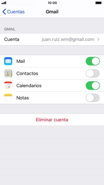 Pulsa el indicador junto a 