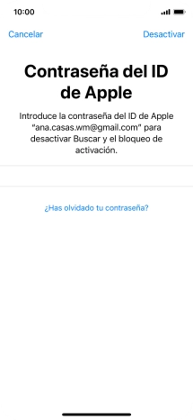 Pulsa Desactivar.