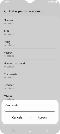 Introduce wap125 y pulsa Aceptar.