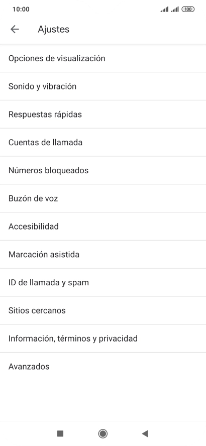 Pulsa Buzón de voz.