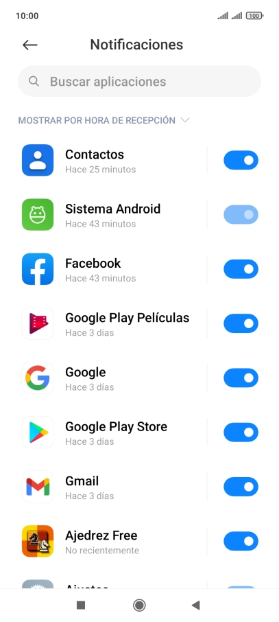 Pulsa la app deseada.
