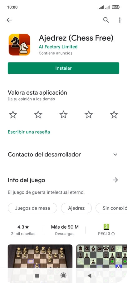 Pulsa la tecla de inicio para terminar y regresar a la pantalla de inicio.