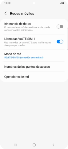 Pulsa Operadores de red.
