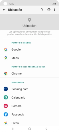 Pulsa la app deseada.