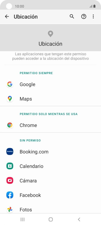 Pulsa la app deseada.