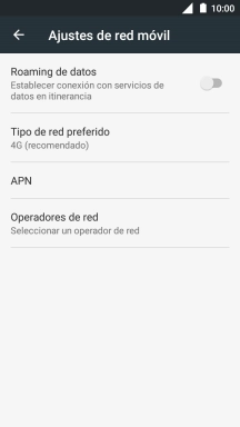 Pulsa Operadores de red.