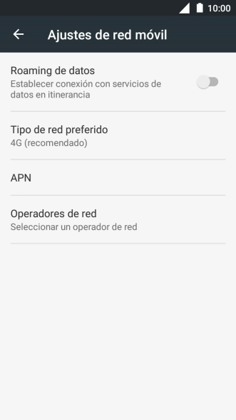 Pulsa Operadores de red.