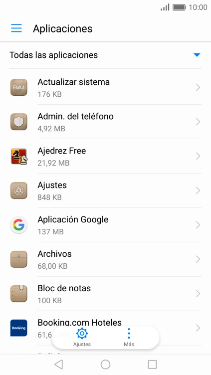 Pulsa la app deseada. Pulsa la app deseada.