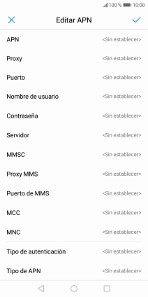 Pulsa Tipo de autenticación.